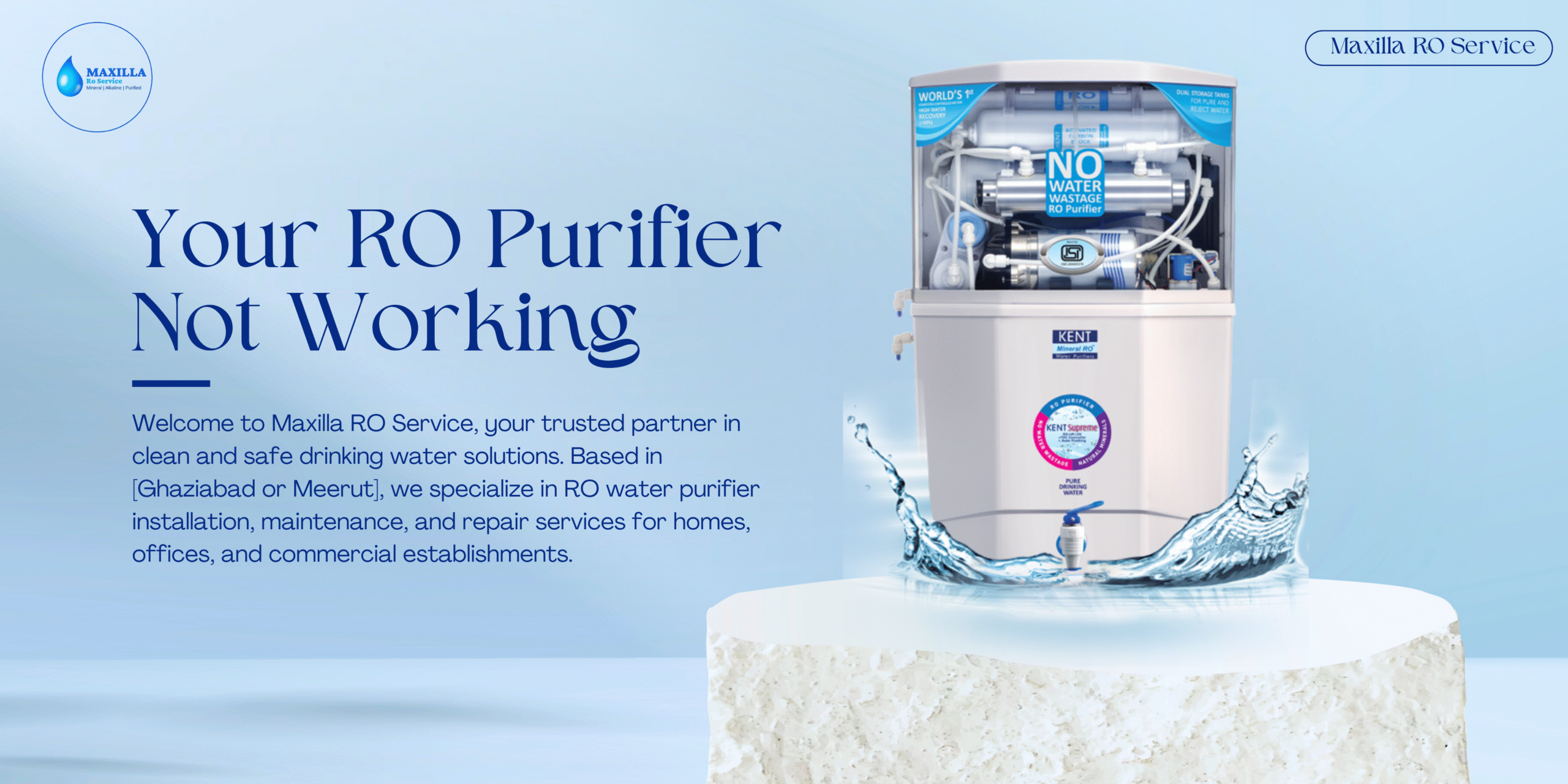 Blue Minimalist New Product Skincare Promotion Banner